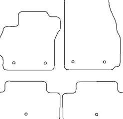 Textilmattor H-line Mazda 5 5-sits