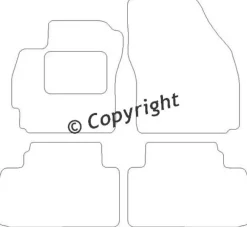 Textilmattor H-line Mazda 5 5-sits