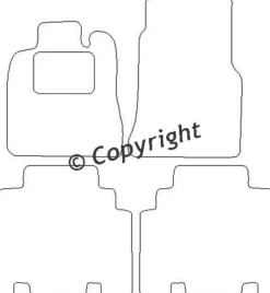 Textilmattor H-line Mercedes-Benz A-Klass W168