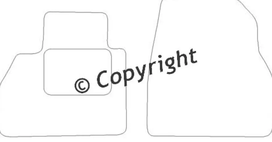 Textilmattor H-line Mercedes-Benz Citan W415