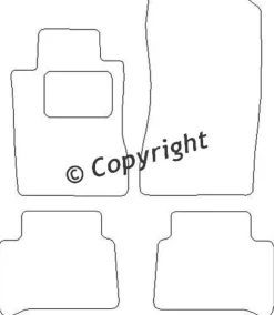 Textilmattor H-line Mercedes-Benz E-Klass W211