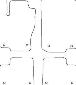 Textilmattor H-line Mercedes-Benz M-Klass W166
