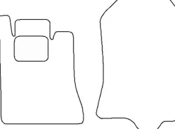 Textilmattor H-line Mercedes-Benz SL 280