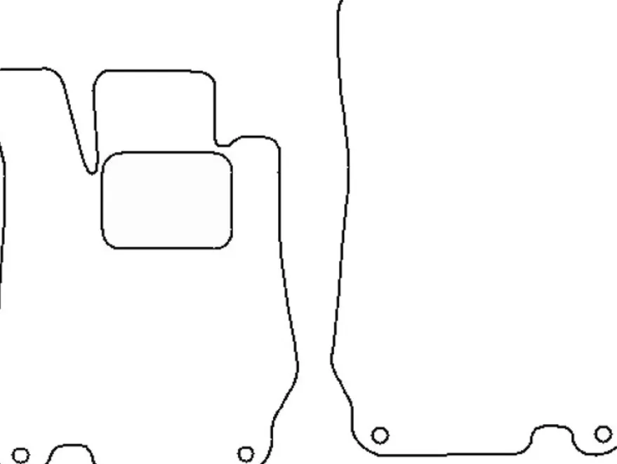 Textilmattor H-line Mercedes-Benz SL 350