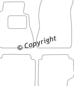 Textilmattor H-line Mercedes-Benz W123 200-300E