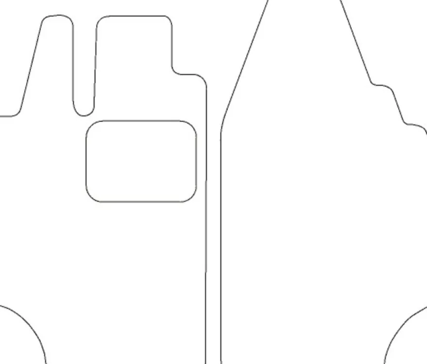 Textilmattor H-line Microcar F8 Coupe