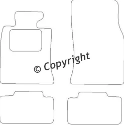 Textilmattor H-line Mini Cooper Clubman R55