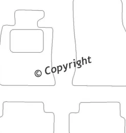 Textilmattor H-line Mini Cooper II