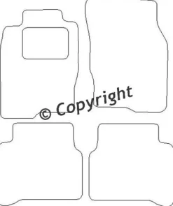 Textilmattor H-line Mitsubishi Galant