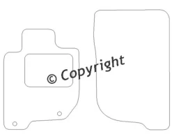 Textilmattor H-line Mitsubishi L200