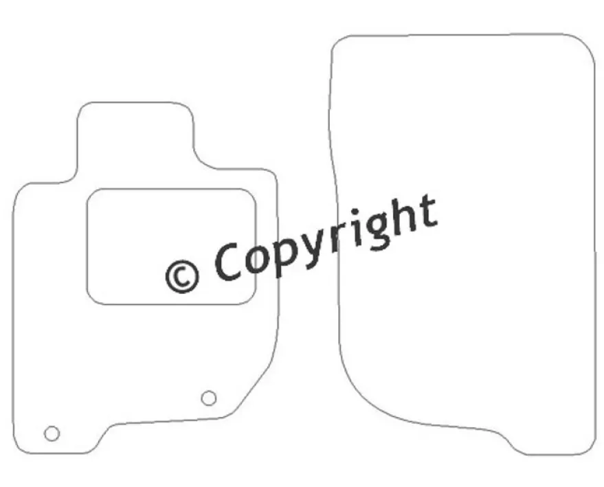 Textilmattor H-line Mitsubishi L200