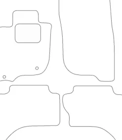 Textilmattor H-line Mitsubishi L200