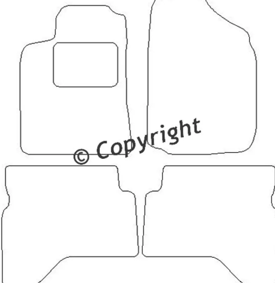Textilmattor H-line Mitsubishi Pajero Sport