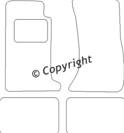 Textilmattor H-line Nissan 300