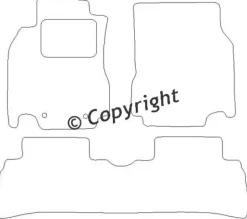 Textilmattor H-line Nissan Cube