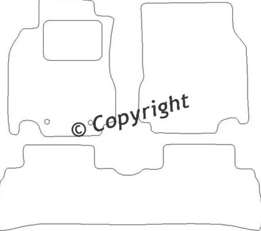 Textilmattor H-line Nissan Cube