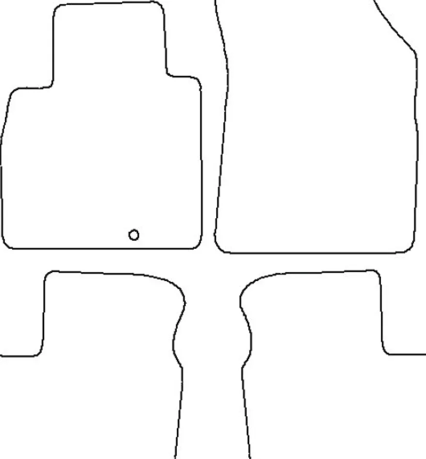 Textilmattor H-line Nissan Micra K13
