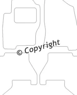 Textilmattor H-line Nissan Pathfinder