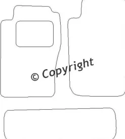 Textilmattor H-line Nissan Patrol Y61 Van