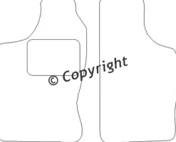 Textilmattor H-line Nissan Pickup