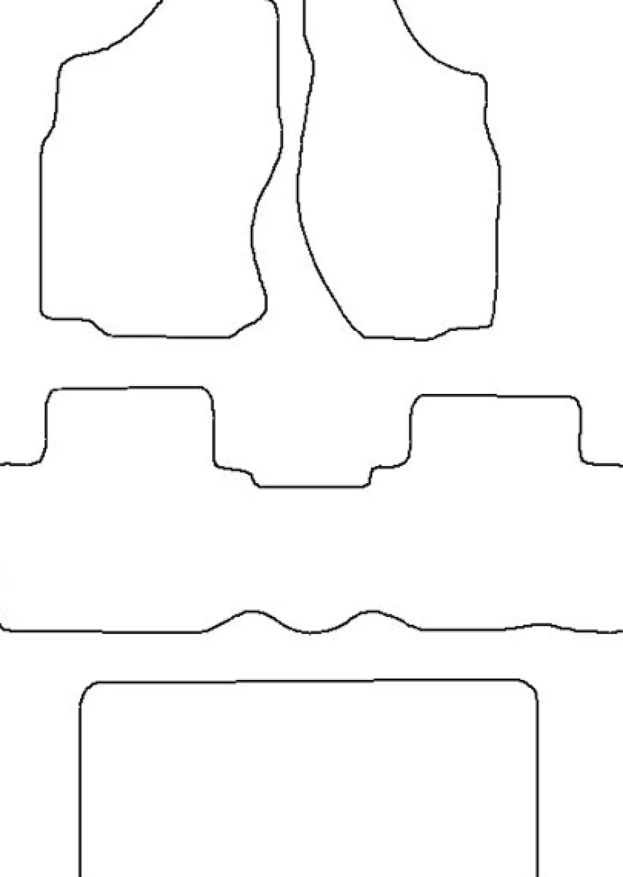 Textilmattor H-line Nissan Terrano II