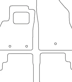Textilmattor H-line Opel Karl