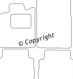 Textilmattor H-line Opel Signum