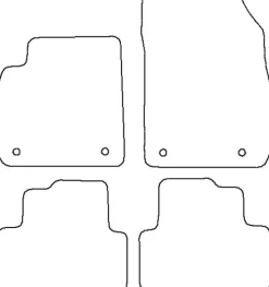 Textilmattor H-line Opel Zafira C