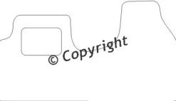 Textilmattor H-line Peugeot 806