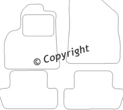 Textilmattor H-line Peugeot 3008
