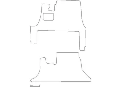 Textilmattor H-line Peugeot J5 Buss