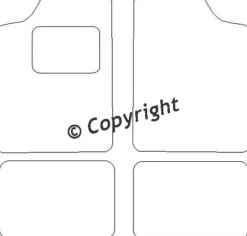 Textilmattor H-line Renault 5/9/11/21