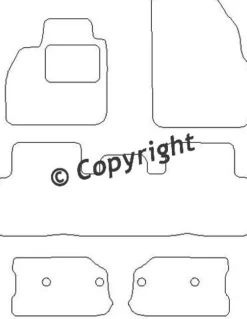 Textilmattor H-line Renault Grand Scenic