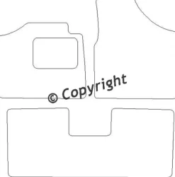 Textilmattor H-line Renault R15-R17