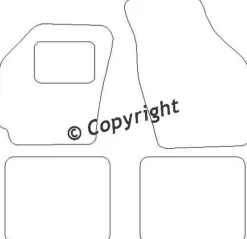 Textilmattor H-line Rover Austin Montegro