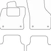 Textilmattor H-line Seat Leon SC