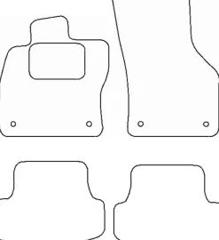 Textilmattor H-line Seat Leon SC