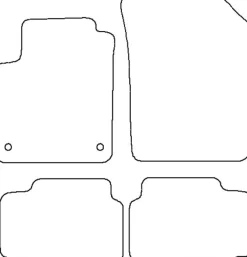 Textilmattor H-line Skoda Citigo