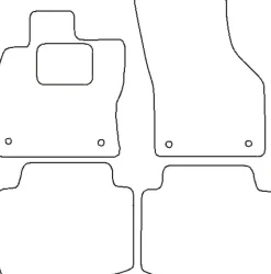 Textilmattor H-line Skoda Superb 3V Sedan / Kombi / Scout 2015-><noscript><img width=