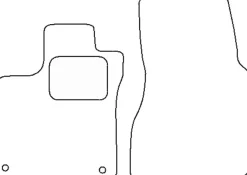 Textilmattor H-line Smart ForTwo