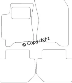 Textilmattor H-line Subaru B9 Tribeca