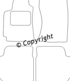 Textilmattor H-line Subaru Legacy II