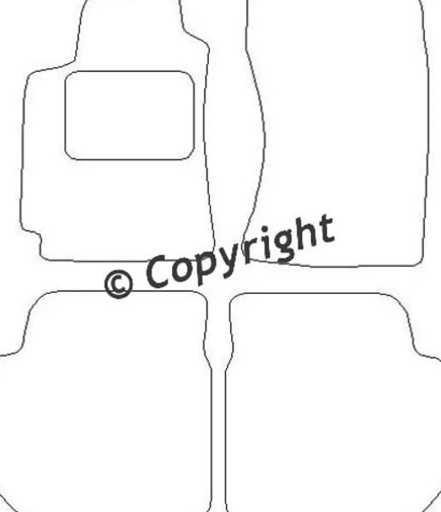 Textilmattor H-line Subaru Legacy II
