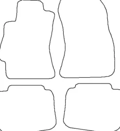 Textilmattor H-line Subaru Legacy IV