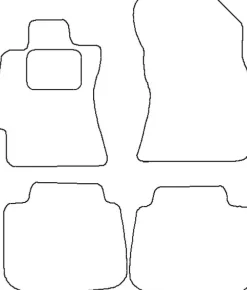 Textilmattor H-line Subaru Outback IV