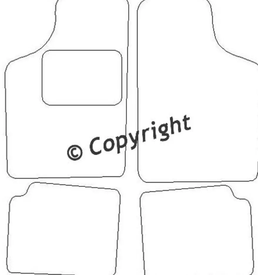 Textilmattor H-line Suzuki Alto