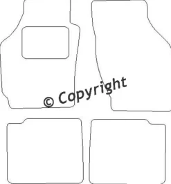 Textilmattor H-line Suzuki Alto EF