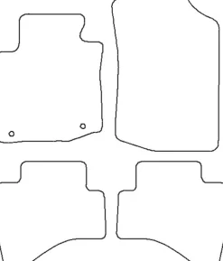 Textilmattor H-line Toyota Aygo