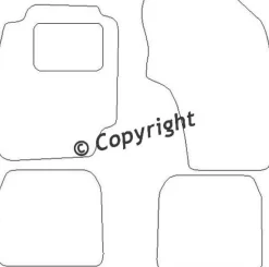 Textilmattor H-line Toyota Fun Cruiser