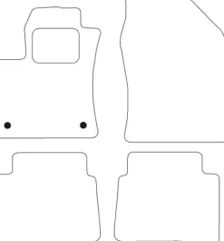 Textilmattor H-line Toyota Prius Hybrid